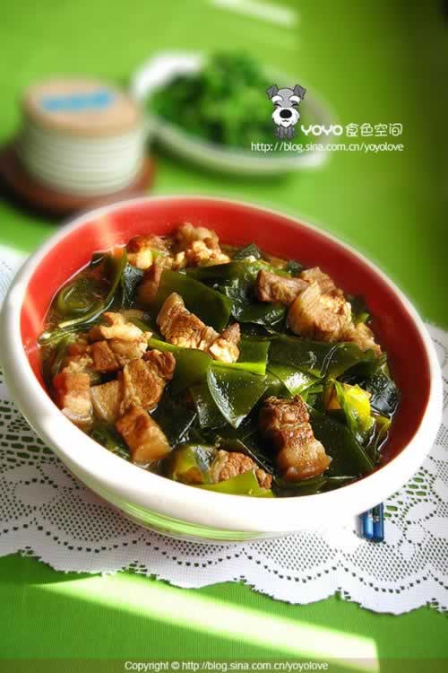 海带红烧肉的做法