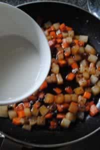 豆豉萝卜丁的做法