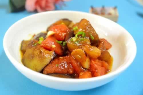 美味西红柿烧茄子的做法