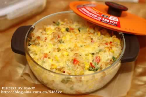 什锦鸡肉焗饭的做法