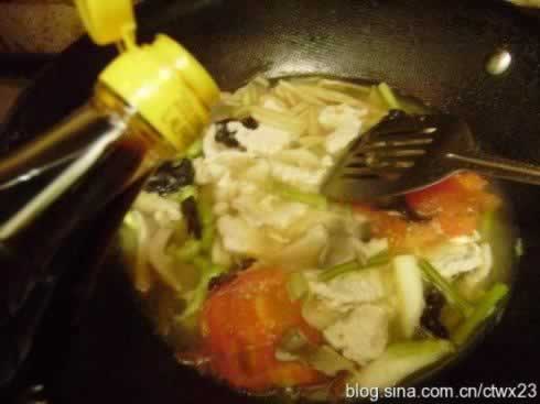 连汤肉片的做法