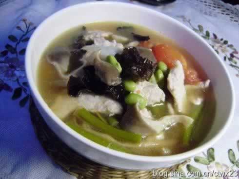 连汤肉片的做法