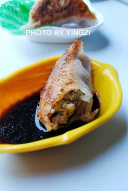 酸豆鸡肉煎饺的做法