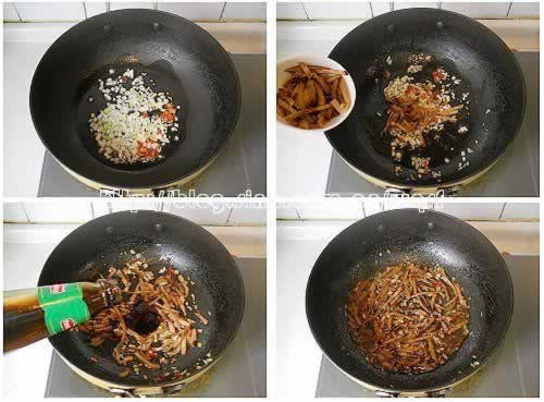 松茸扒娃娃菜的做法