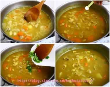 咖喱鸡块的做法