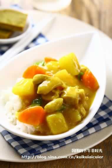 咖喱鸡块的做法