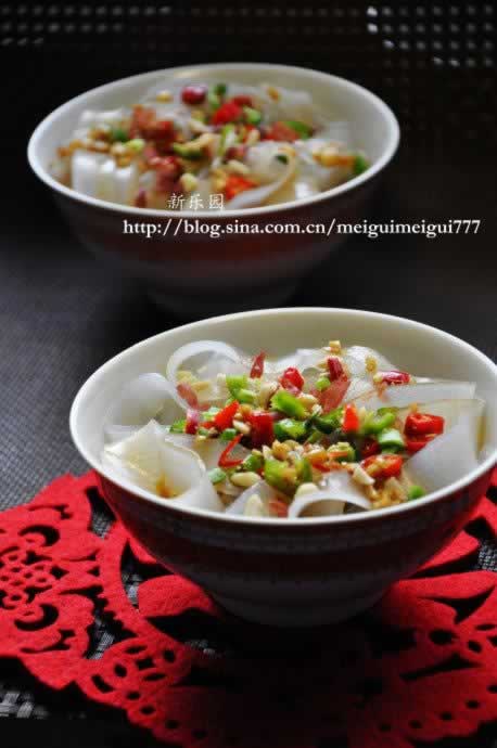 酸辣粉皮的做法