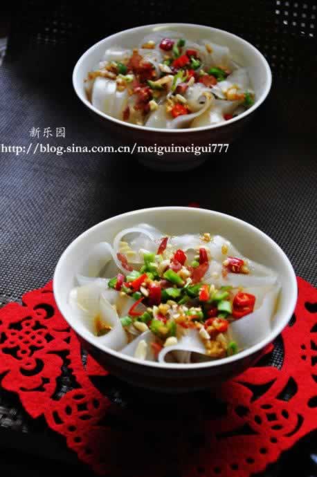 酸辣粉皮的做法