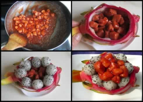 糖醋樱桃肉的做法