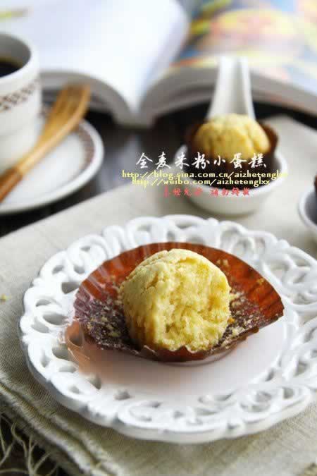 全麦米粉小蛋糕的做法