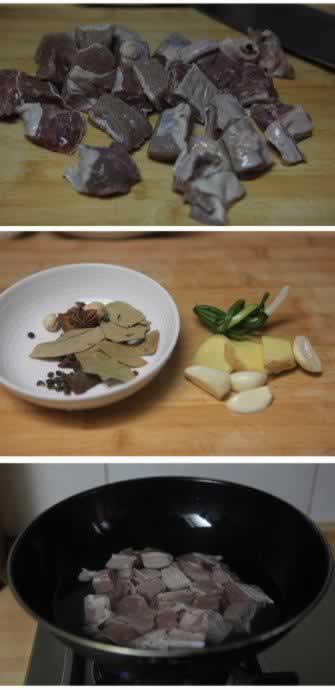 五香卤牛腩的做法