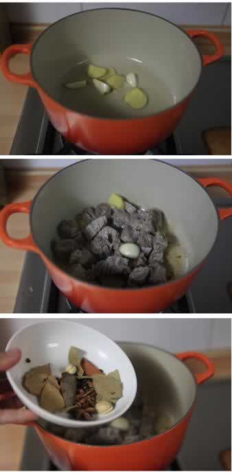 五香卤牛腩的做法