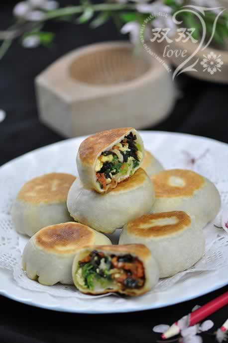 素馅煎饼的做法
