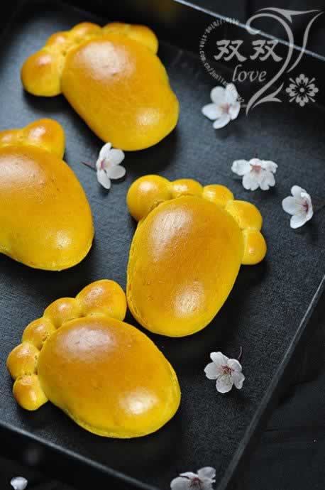 脚丫南瓜包的做法