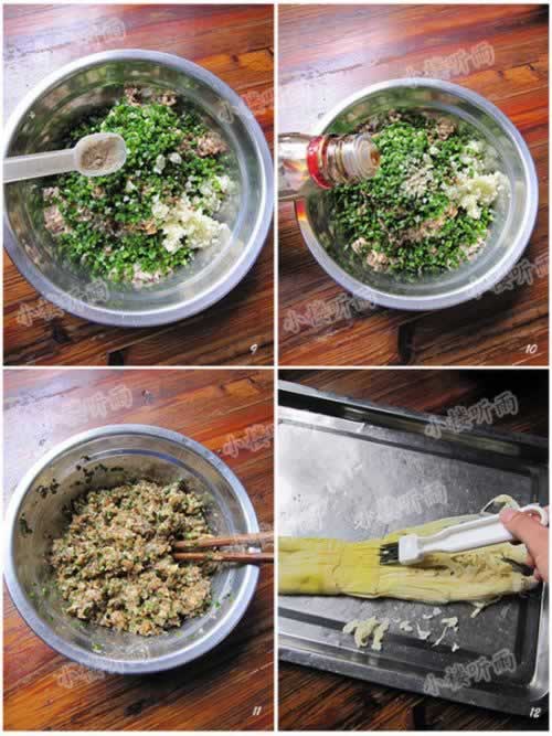 煎酿金枪鱼春笋卷的做法