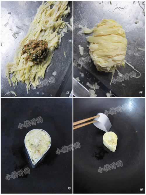 煎酿金枪鱼春笋卷的做法