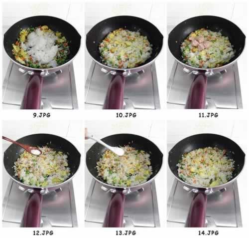 金枪鱼什锦炒饭的做法