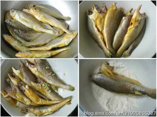 巧煎小黄鱼扇的做法