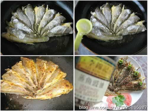 巧煎小黄鱼扇的做法