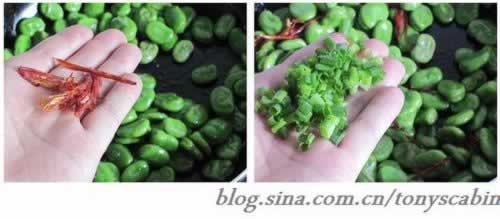 香葱爆蚕豆的做法