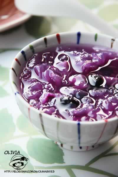 紫薯银耳羹的做法