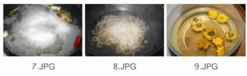 茶菊水晶皮冻的做法