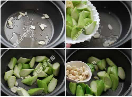 丝瓜烩油条的做法