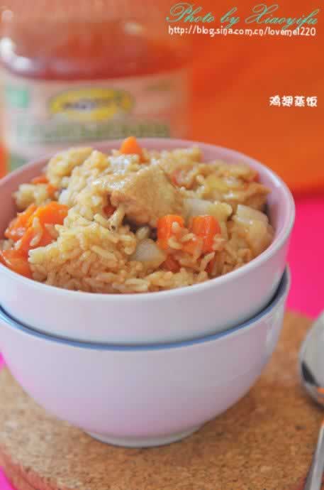 嫩香鸡翅蒸饭的做法