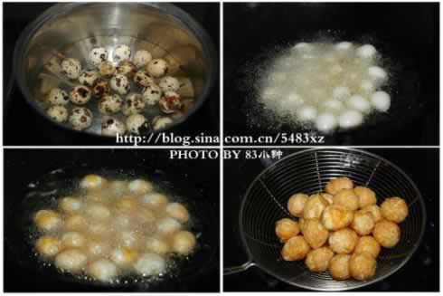 虎皮鹌鹑蛋的做法