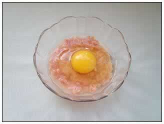 海米肉末蒸蛋的做法