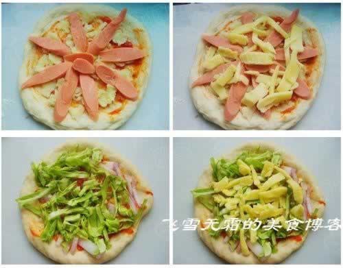 一块面团做种四种不同风格的比萨的做法