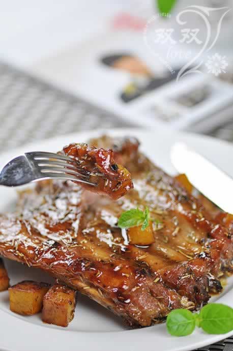 迷迭香烤羊排的做法,怎么做,如何做,图解详细步骤的做法