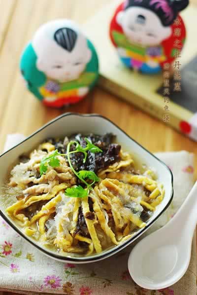 牡丹燕菜的做法,怎么做,如何做,图解详细步骤的做法