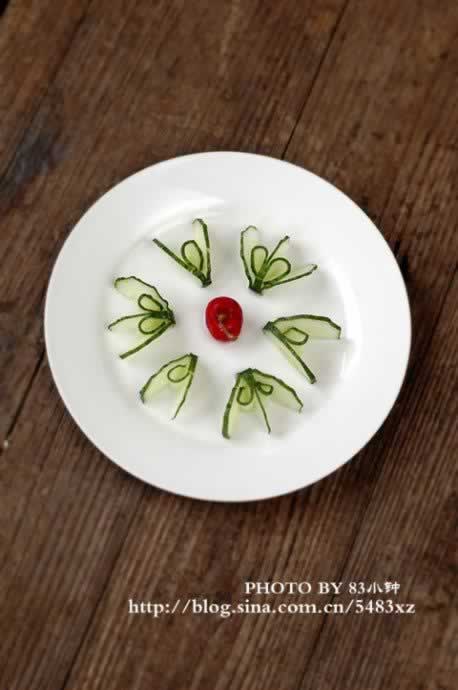 漂亮的黄瓜围片怎么切?,怎么做,如何做,图解详细步骤的做法