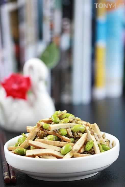 毛豆炒咸菜的做法 毛豆炒咸菜的做法