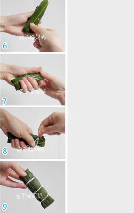 可爱藕节粽子的做法