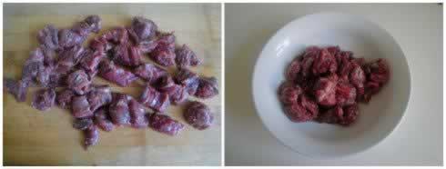 豌豆澳洲牛肉粒的做法