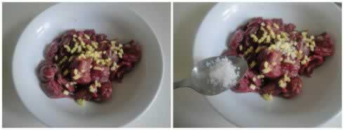 豌豆澳洲牛肉粒的做法