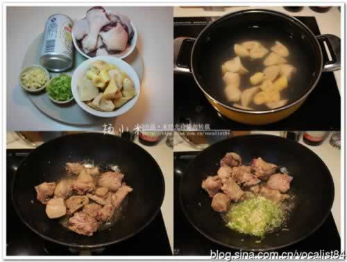 啤酒笋烧鸭的做法