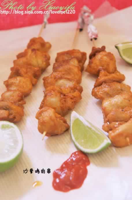 沙爹鸡肉串的做法
