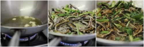 九层塔炒鳝丝的做法