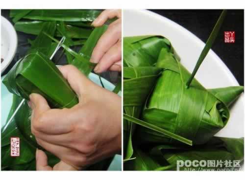 鲜肉粽和蛋黄粽的做法