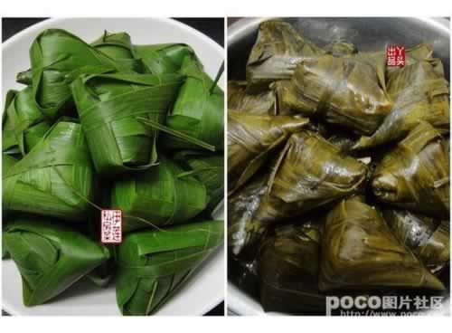 鲜肉粽和蛋黄粽的做法