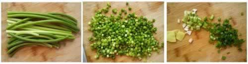 蒜苔肉酱的做法