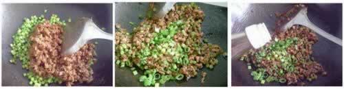 蒜苔肉酱的做法