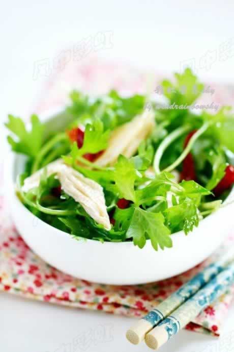 芹菜苗拌腐竹的做法