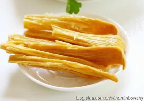 芹菜苗拌腐竹的做法