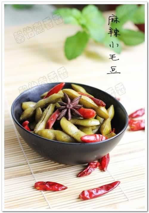 麻辣小毛豆的做法