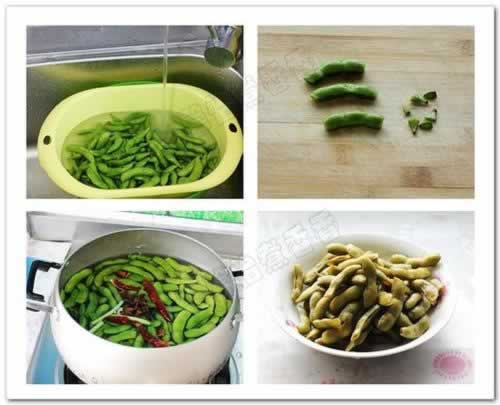 麻辣小毛豆的做法