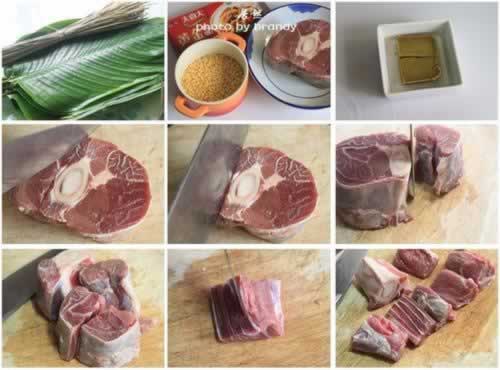 粽香黄金牛腱肉的做法